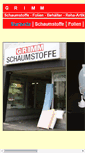 Mobile Screenshot of kunststoff-grimm.de